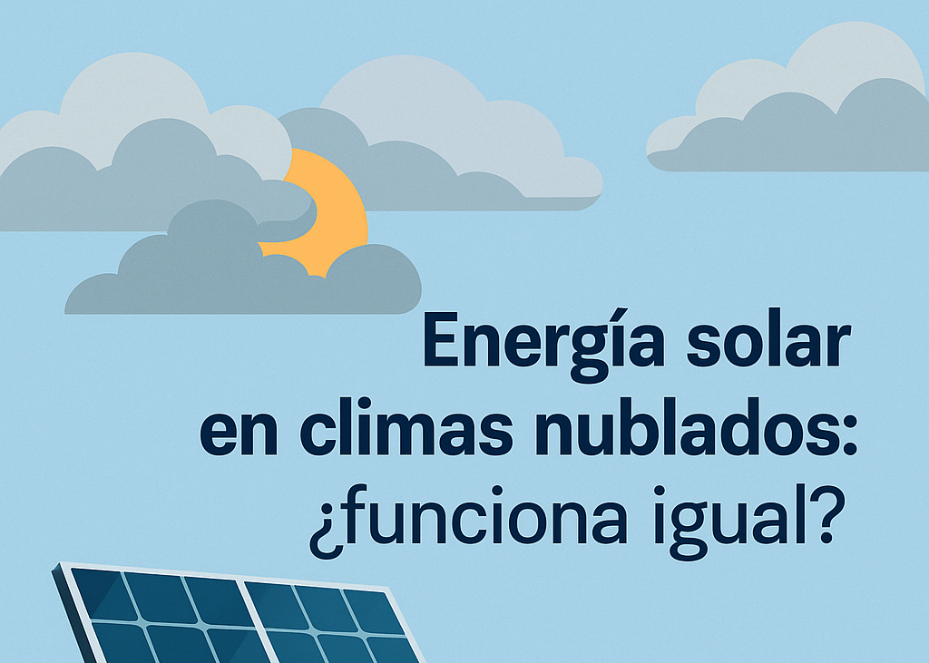 Energía solar en climas nublados: ¿funciona igual?
